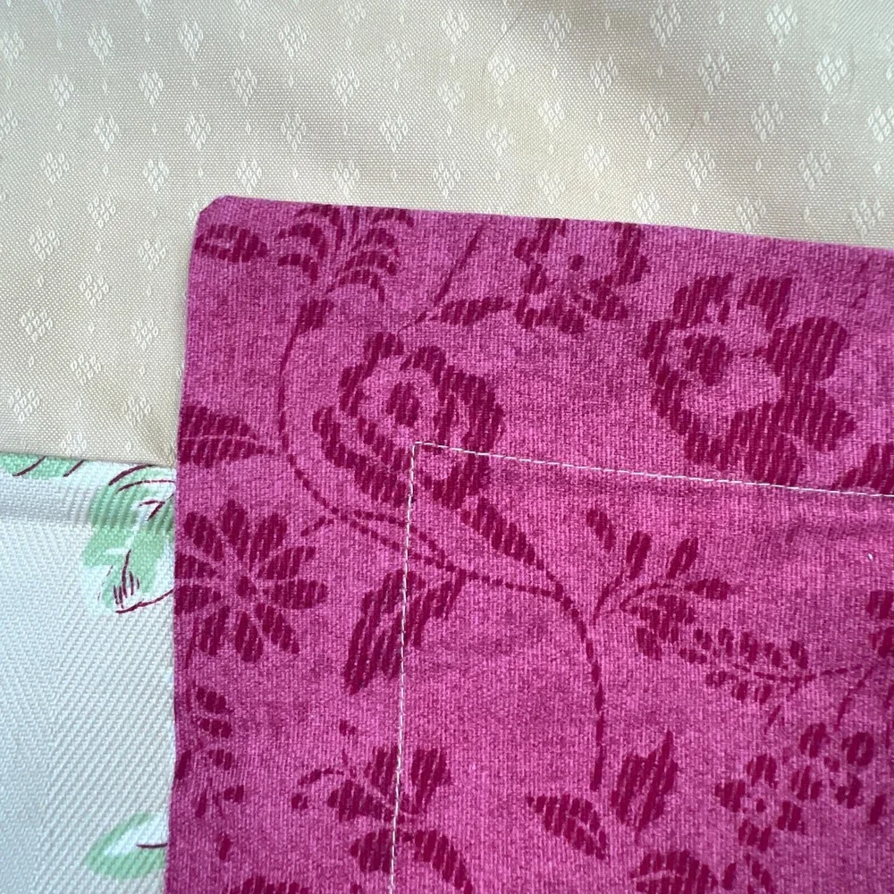 Set Of 2 Laura Ashley Miranda Patchwork Pillow Shams Multi Floral (39